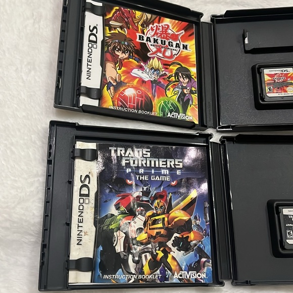 Nintendo DS games Bakugan Battle Brawlers & Trans Formers Prime Activision E10+ - Picture 3 of 4